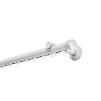 Σιδηρόδρομος Toledo Φ25mm Λευκός Μονός 160cm MRShome