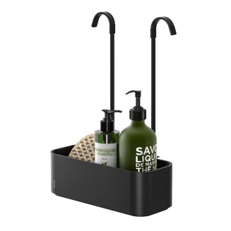 Ράφι Κρεμαστό Για Βρύση Ντους 25cm Tiger 2-Store Black 800376