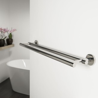 Κρεμάστρα Διπλή 58.1cm Polished Tiger Boston Stainless Steel 308630346
