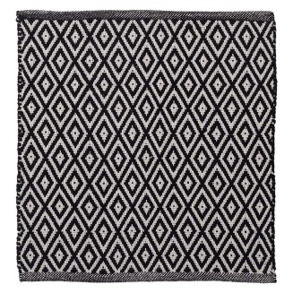 Πατάκι Μπάνιου 60x60 Sealskin Trellis Black