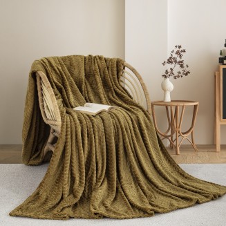Κουβέρτα Fleece Μονή 180x240 Adam Home 550 Honey Gold 75