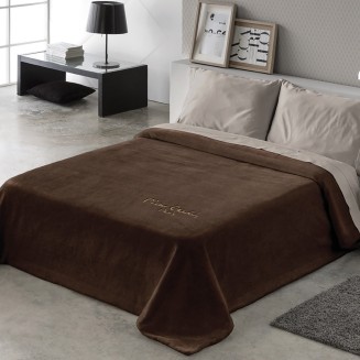 Κουβέρτα Fleece Μονή 160x220 Pierre Cardin Roche 745 Vison 7