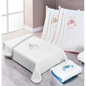 Κουβέρτα Κούνιας 110x140 Pierre Cardin Baby Nancy 545 Pink