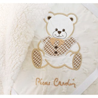 Κουβέρτα Fleece/Sherpa Κούνιας 110x140 Pierre Cardin Teddy Beige