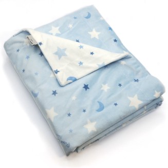 Κουβέρτα Soft Plus Fleece Κούνιας 110x140 Pierre Cardin Moon Blue