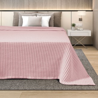 Κουβέρτα Πικέ Μονή 170x240 Adam Home Lila