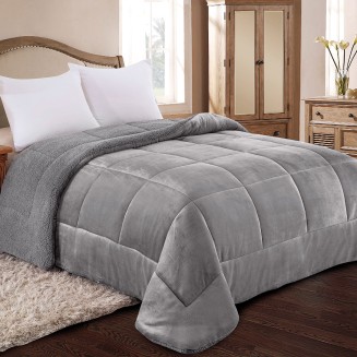 Κουβερτοπάπλωμα Υπέρδιπλο 220x240 Adam Home 805 Grey