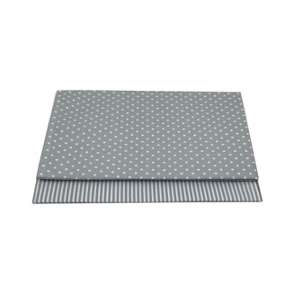 Σεντόνια Σετ Λίκνου 70x120 Βρεφικά Astron Italy Paolina Gray
