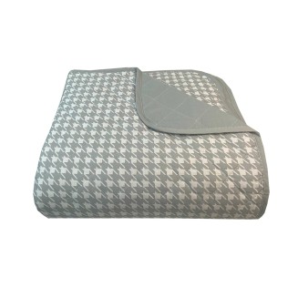 Κουβερλί Υπέρδιπλο 220x240 Astron Italy Pied De Poule Grey