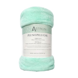 Astron Italy Κουβέρτα Καναπέ / Διακοσμητικό Ριχτάρι (130x160) Aqua