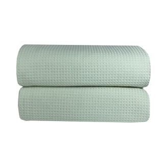 Κουβέρτα Πικέ Μονή Waffle 165χ245 Oil Astron Italy