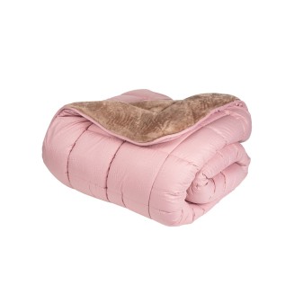 Κουβερτοπάπλωμα Μονό 160x240 Astron Italy Dusty Rose–Beige