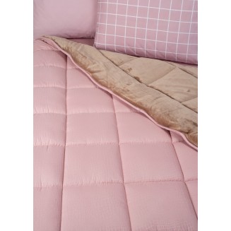 Κουβερτοπάπλωμα Μονό 160x240 Astron Italy Dusty Rose–Beige