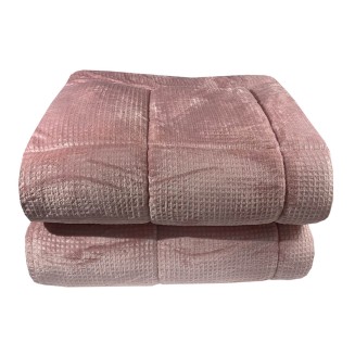 Κουβερτοπάπλωμα Υπέρδιπλο 220x240 Astron Italy Dusty Rose