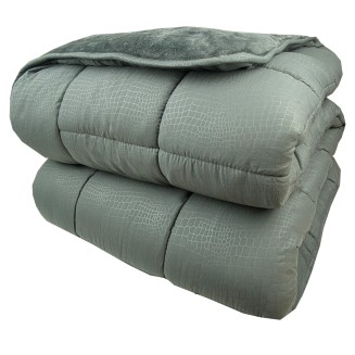 Κουβερτοπάπλωμα Υπέρδιπλο 220x240 Astron Italy Grey