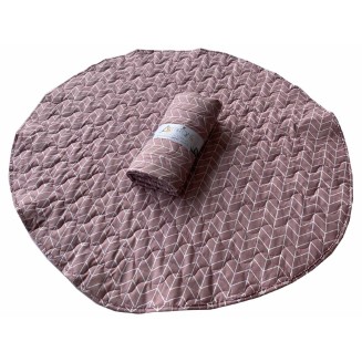 Μαλακό Στρώμα Παιχνιδιού 120 cm Astron Italy Alpis Dusty Rose