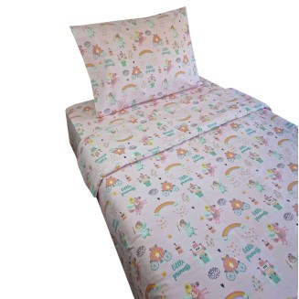 Παπλωματοθήκη Σετ Μονή 165x250 Astron Italy Παιδική Little Princess