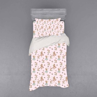 Σεντόνια Σετ Παιδικά Μονά Με Λάστιχο 105x200+30 Astron Italy Fairy Girl