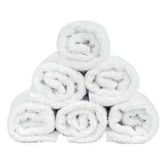 Πετσέτα Χεριών Λαβέτα 30×50 Λευκή 450γρ. 100% cotton Πεννιέ Astron Italy