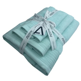 Πετσέτες Σετ 3 Τεμαχίων Astron Italy Aqua