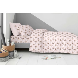 Κουβερλί Σετ Μονό 160×250 Astron Italy Παιδικό Με Σεντόνι Και 1 Μαξιλαροθήκη Little Girl