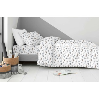 Κουβερλί Σετ Μονό 160×250 Astron Italy Παιδικό Με Σεντόνι Και 1 Μαξιλαροθήκη Sky Fly
