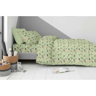 Κουβερλί Σετ Μονό 160×250 Astron Italy Παιδικό Με Σεντόνι Και 1 Μαξιλαροθήκη Ippotes