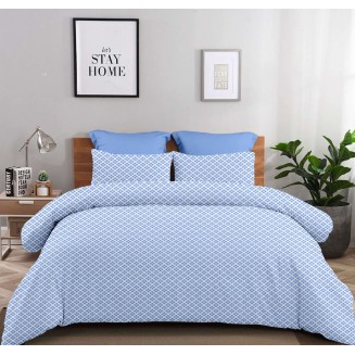 Σεντόνια Σετ Υπέρδιπλα 245x260 Astron Italy Claudia Blue