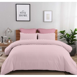 Σεντόνια Σετ Υπέρδιπλα 245x260 Astron Italy Claudia Dusty Rose