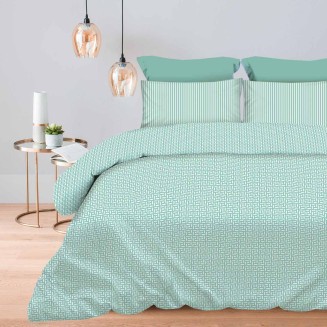 Σεντόνια Σετ Υπέρδιπλα 245x260 Astron Italy Maira Petrol