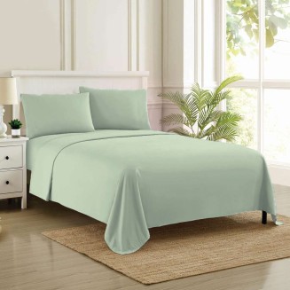 Σεντόνι Μεμονωμένο King Size Με Λάστιχο 180x200+35 Espree Solid Pistachio Σεντόνι Μεμονωμένο King Size Με Λάστιχο 180x200+35 Espree Solid Pistachio