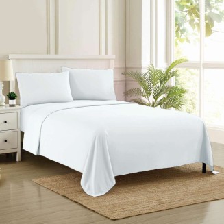 Σεντόνι Μεμονωμένο King Size 280x270 Espree Solid White Σεντόνι Μεμονωμένο King Size 280x270 Espree Solid White