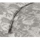Σετ Παπλωματοθήκη Υπέρδιπλη Thistle Grey 3Τμχ 230X240 Espree