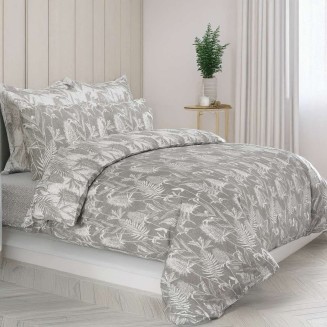 Σεντόνια Σετ King Size Με Λάστιχο 180x200+35 Espree Thistle Grey Σεντόνια Σετ King Size Με Λάστιχο 180x200+35 Espree Thistle Grey