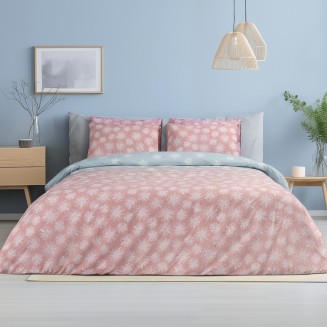 Παπλωματοθήκη Σετ Ημίδιπλη 160x240 Lino Florito Salmon