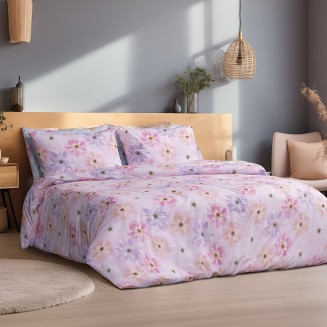 Παπλωματοθήκη Σετ Υπέρδιπλη 220x240 Lino Blume Lilac
