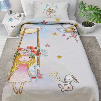 Πάπλωμα Κούνιας Bebe 120x170 Lino Moon Swing
