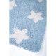 Shaggy παιδικό χαλί Cocoon 8391/30 γαλάζιο με αστεράκια - 1,30x1,90 Colore Colori