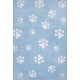 Shaggy παιδικό χαλί Cocoon 8392/30 γαλάζιο με πατουσάκια - 1,30x1,90 Colore Colori