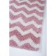 Shaggy παιδικό χαλί Cocoon 8396/55 ροζ με ζικ ζακ ρίγες - ΣΕΤ (0,70x1,50)x2 0,70x2,20 Colore Colori
