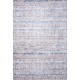 Shaggy χαλί Vesna 8495/110 μπεζ γαλάζιο με έθνικ σχήματα - ΡΟΤΟΝΤΑ  1,60x1,60 Colore Colori