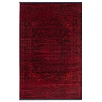 Χαλί Ροτόντα 200x200 Ezzo Nomade 6632BHH Red