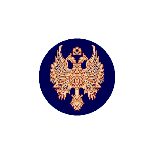 Χαλί Ροτόντα R60 Isexan Atlantis Orthodoxia Ανοιχτά Φτερά Μπλέ