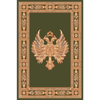 Χαλί 100x130 Isexan Atlantis Orthodoxia Ανοιχτά Φτερά Πράσινο