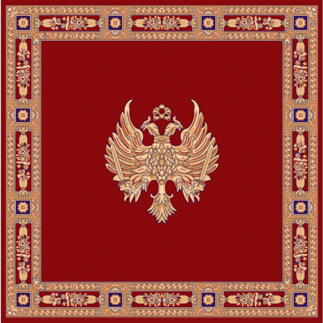 Χαλί 300x300 Isexan Atlantis Orthodoxia Ανοιχτά Φτερά Κόκκινο