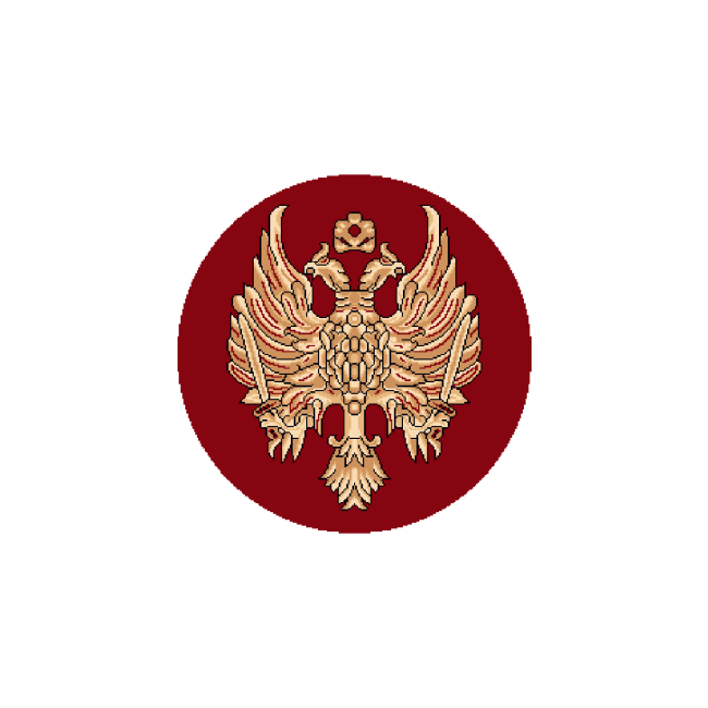 Χαλί Ροτόντα R60 Isexan Atlantis Orthodoxia Ανοιχτά Φτερά Κόκκινο