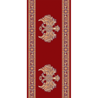 Διάδρομος πλάγιος Φ.1.00 πλάγιος Isexan Atlantis Orthodoxia Ανοιχτά Φτερά Κόκκινο