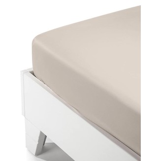 Σεντόνι Μεμονωμένο Διπλό Με Λάστιχο 160x200+35 Sunshine Satin  Beige Σεντόνι Μεμονωμένο Διπλό Με Λάστιχο 160x200+35 Sunshine Satin  Beige