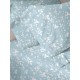 Σεντόνια Σετ Υπέρδιπλο 220x250 Sunshine Menta Εμπριμέ 40 Aqua