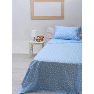 Παπλωματοθήκη Μονή 170x250 Sunshine Cotton Feelings 22 Blue